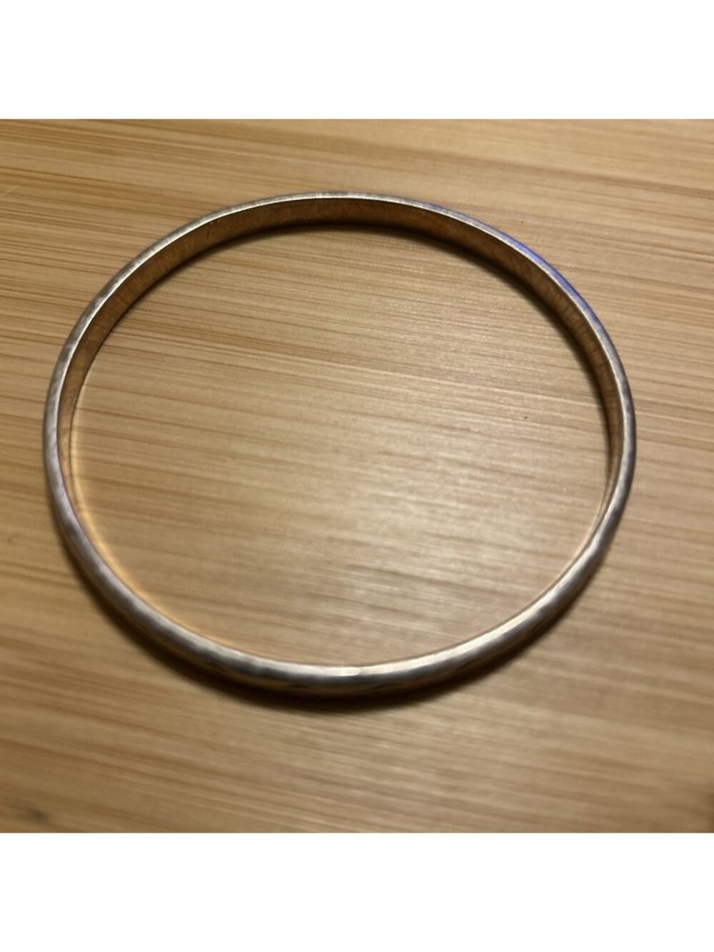 Premier designs Zigzag bangle bracelet in silver tone metal Size 7”